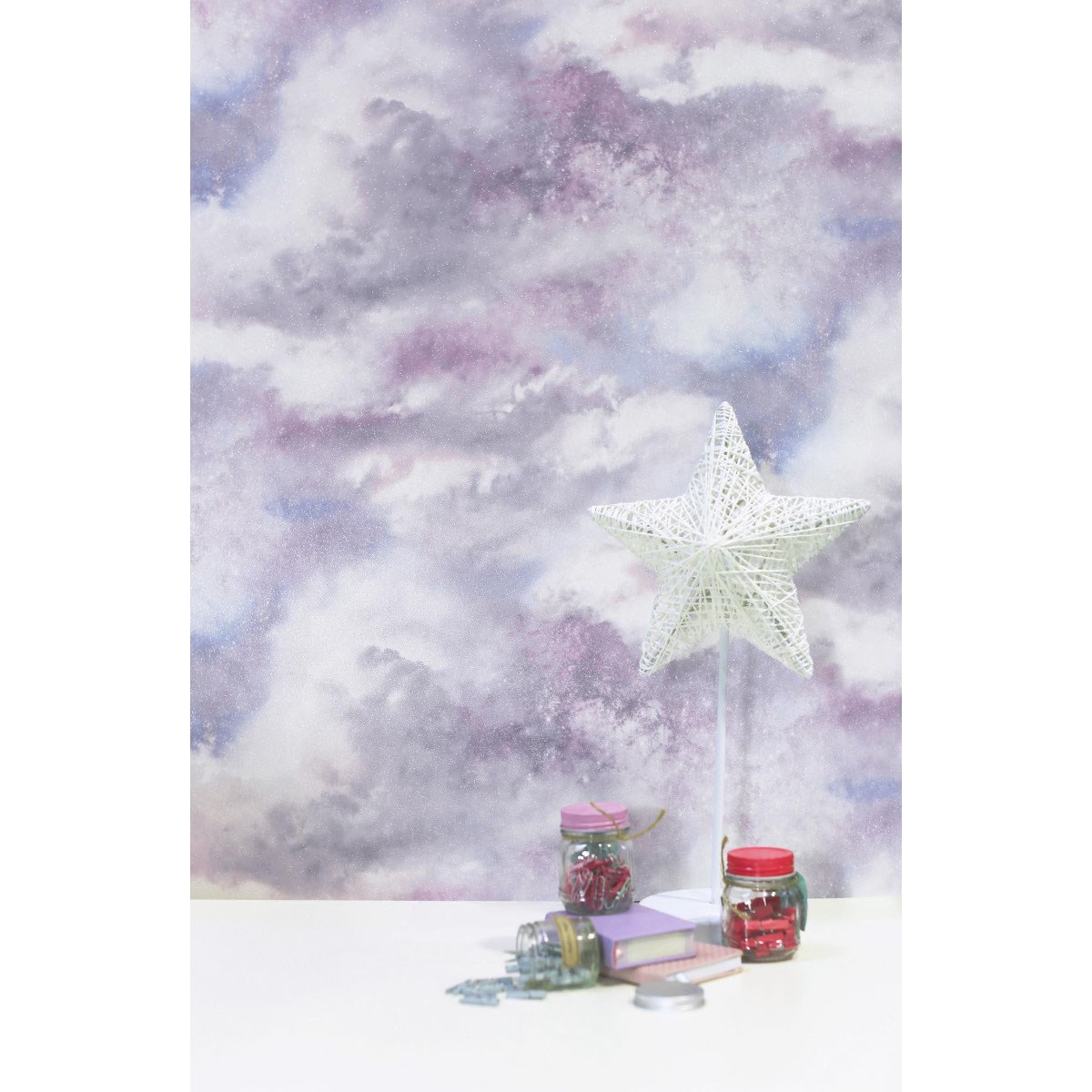 Tapet Fantasia III Diamond Galaxy Lilac 260008