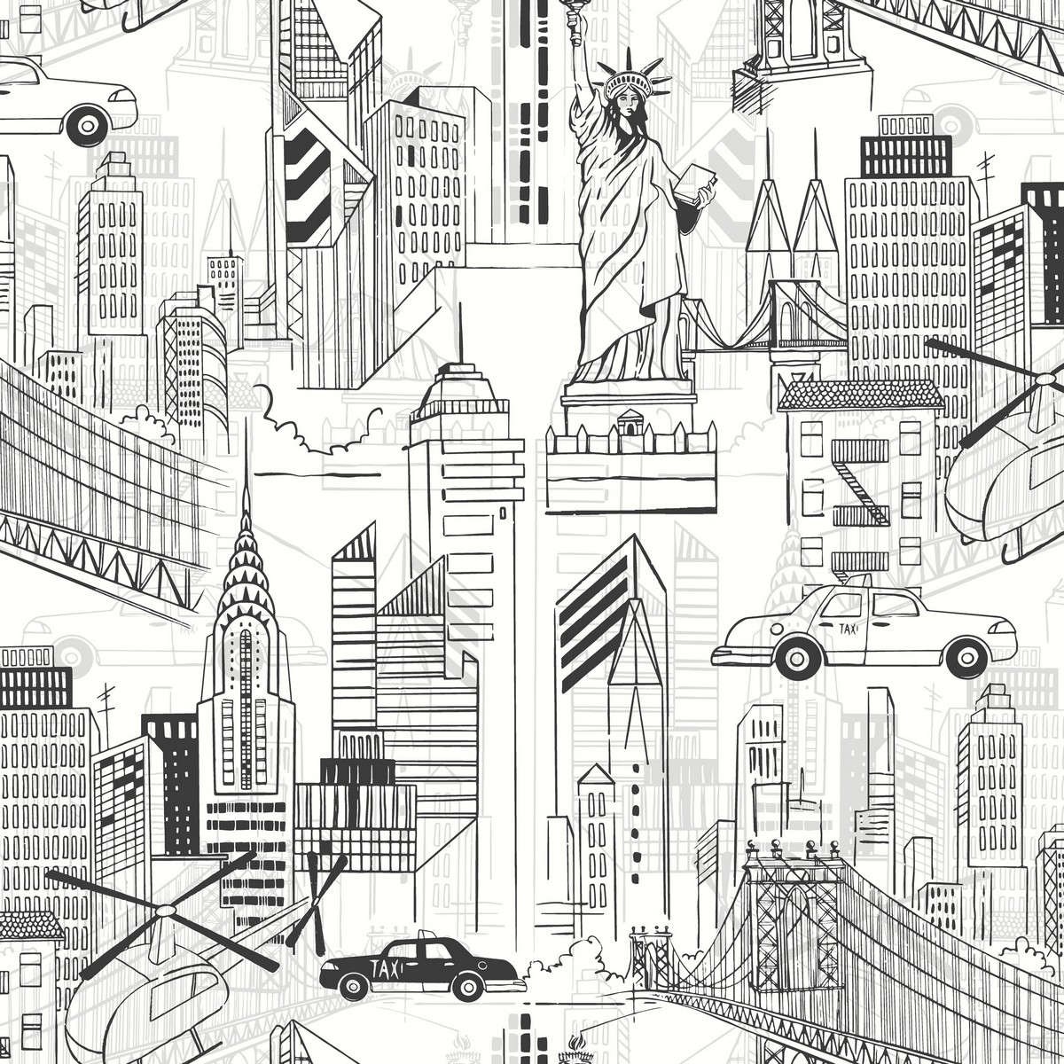 Tapet No Limits Big City 640101