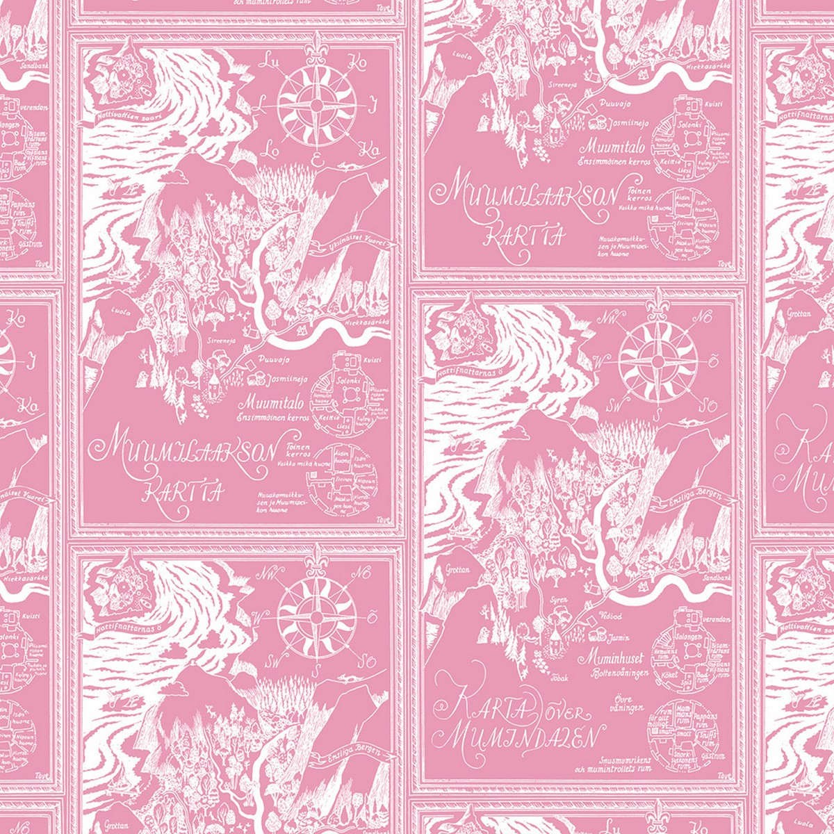 Tapet Mumin 3 5348-3