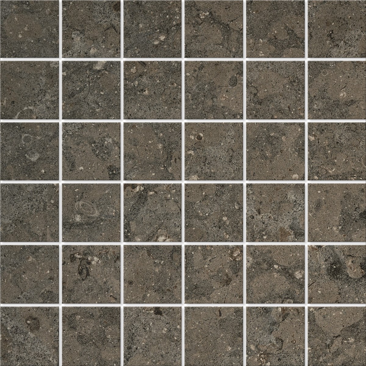 Mosaik Granitkeramik Azul Olive J0505 Grå, 4.8x4,8cm, Matt