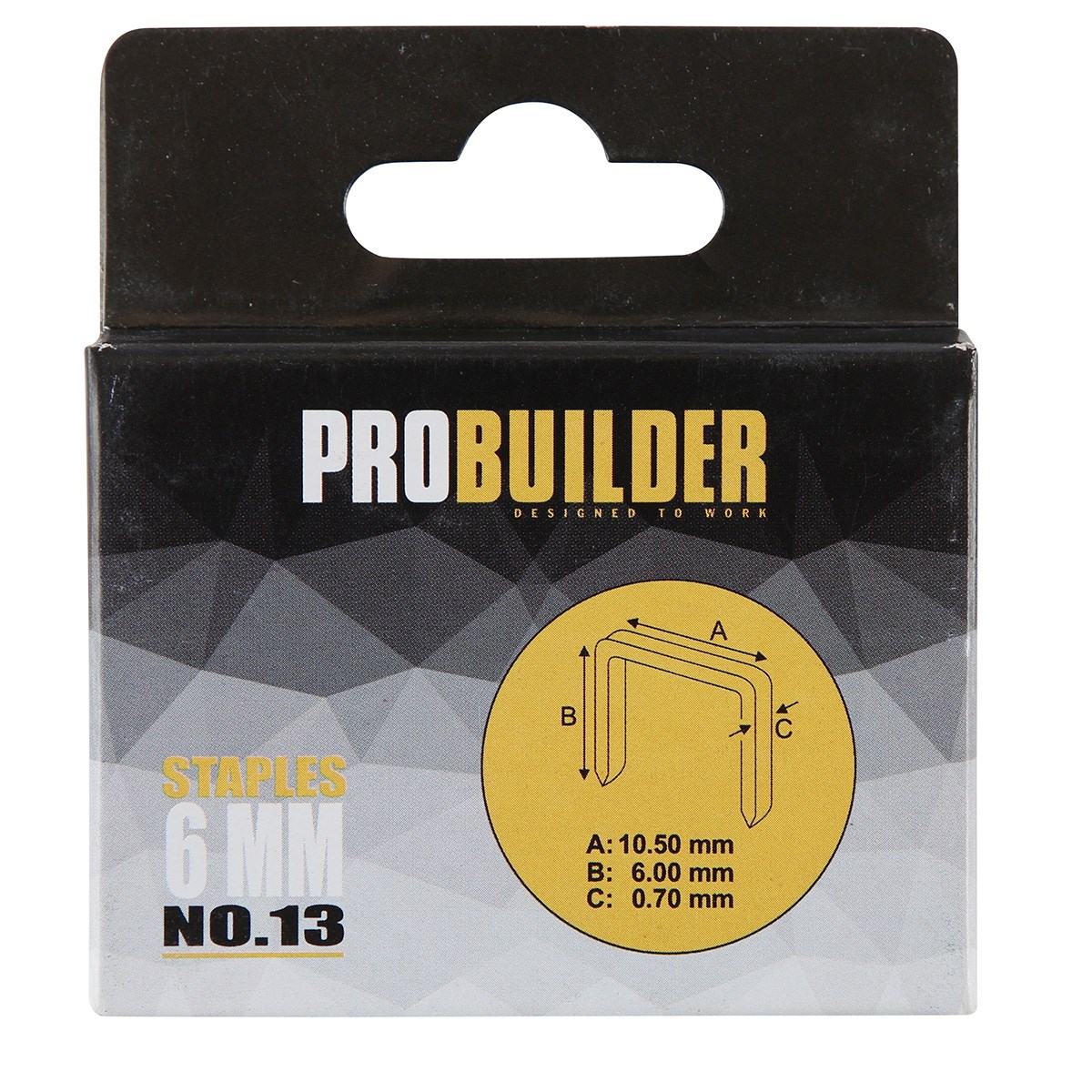 Häftstift Nummer 13 6mm, 1000st