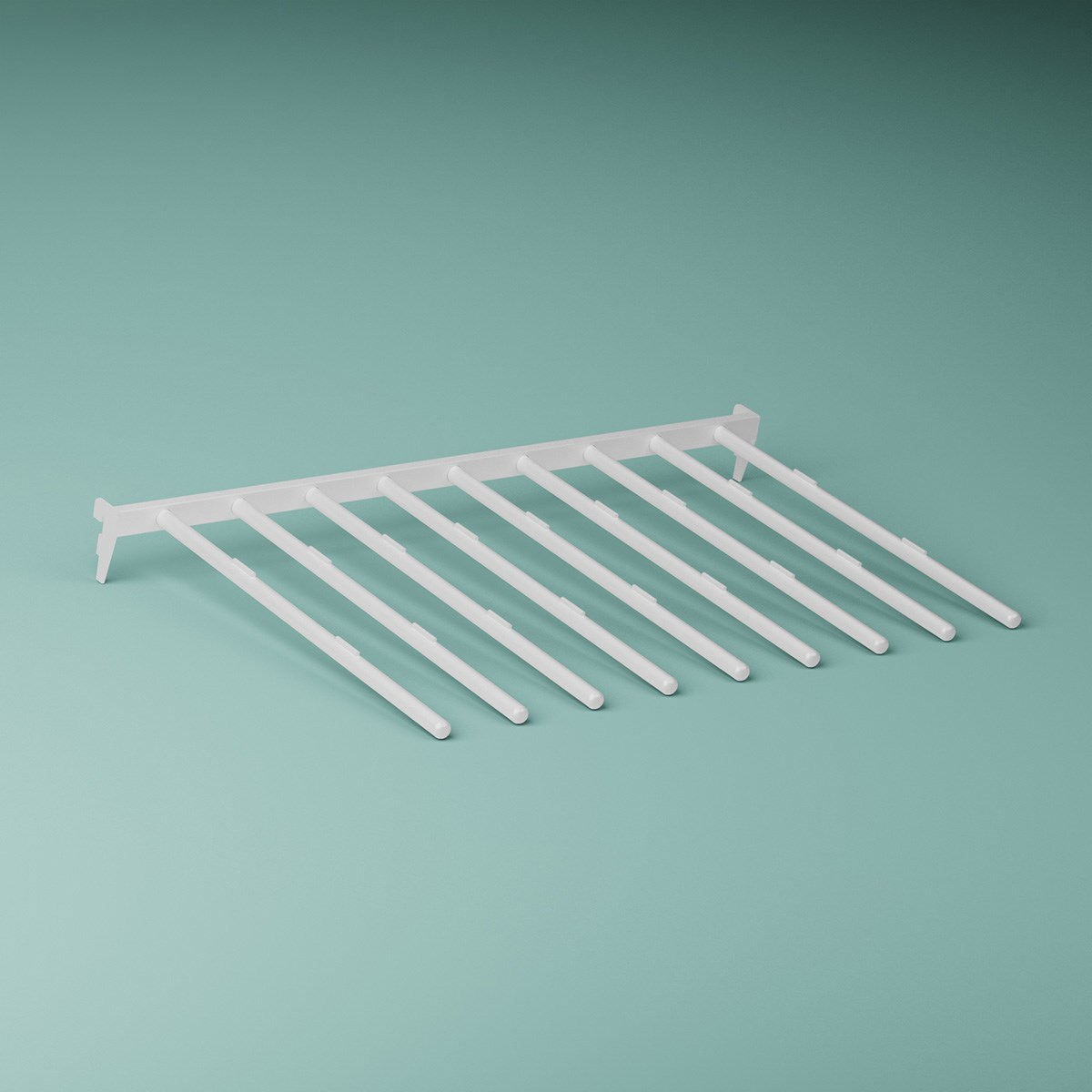 Byxhängare 600mm, Vit