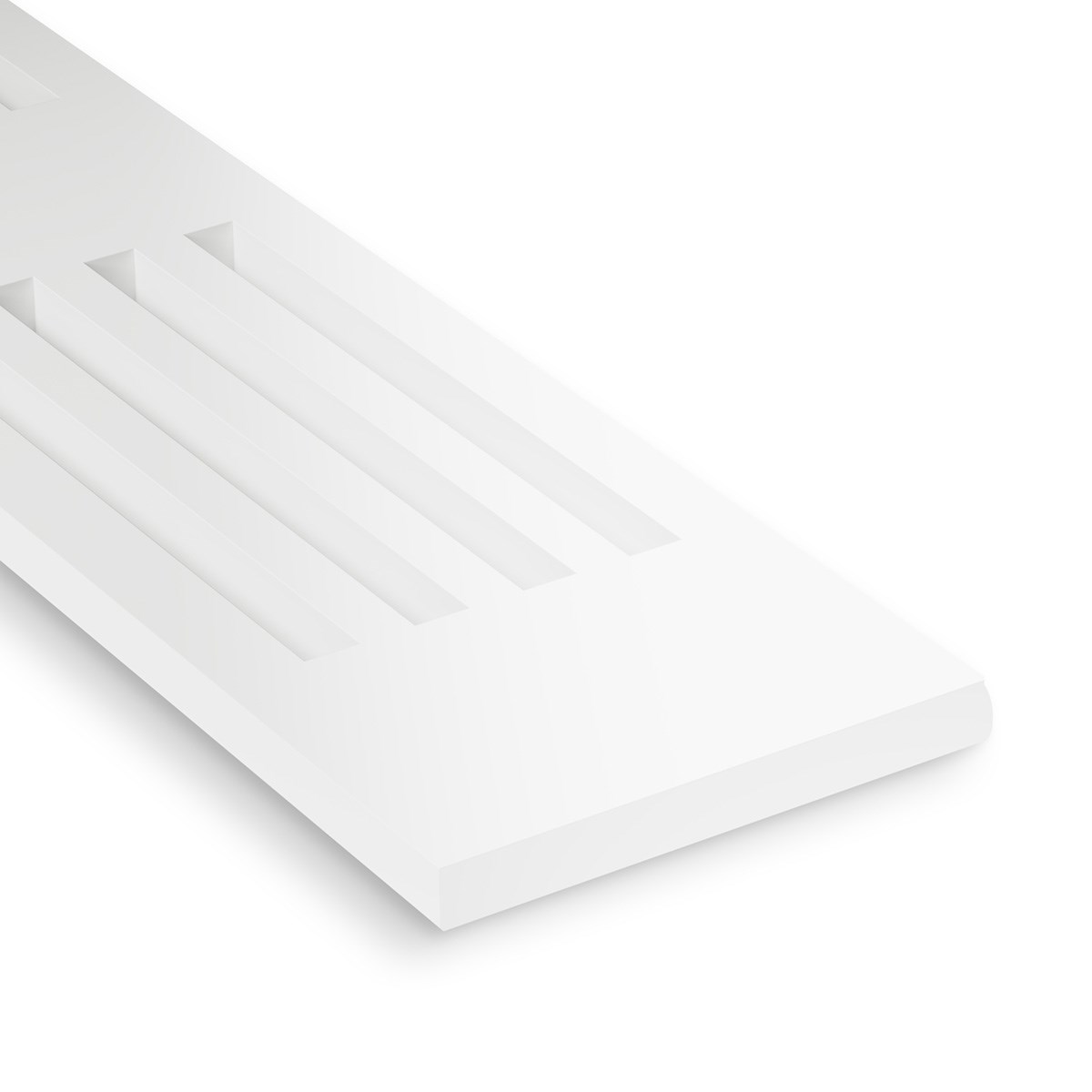 Fönsterbänk Wilma tillverkad i Furu, vitlackad.