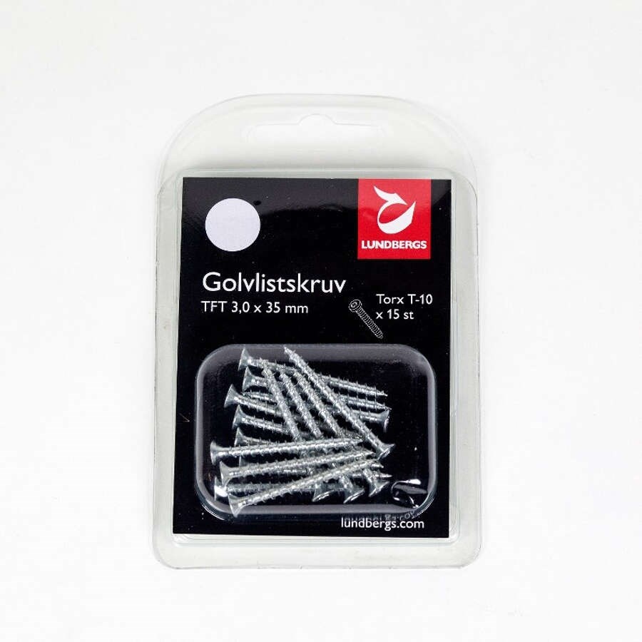 Golvlistskruv H-fix Tft 3x35mm, Silver