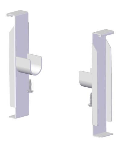 Klädstångsfäste Stativ/stativ 2-pack