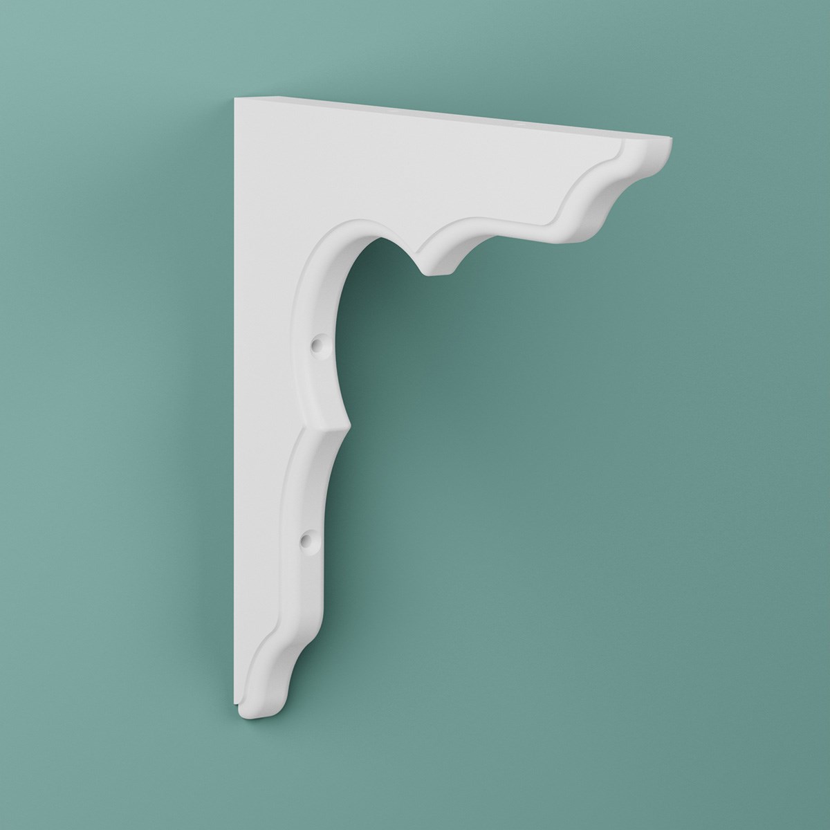 Konsol Anders Vit, Furu, 240x240mm