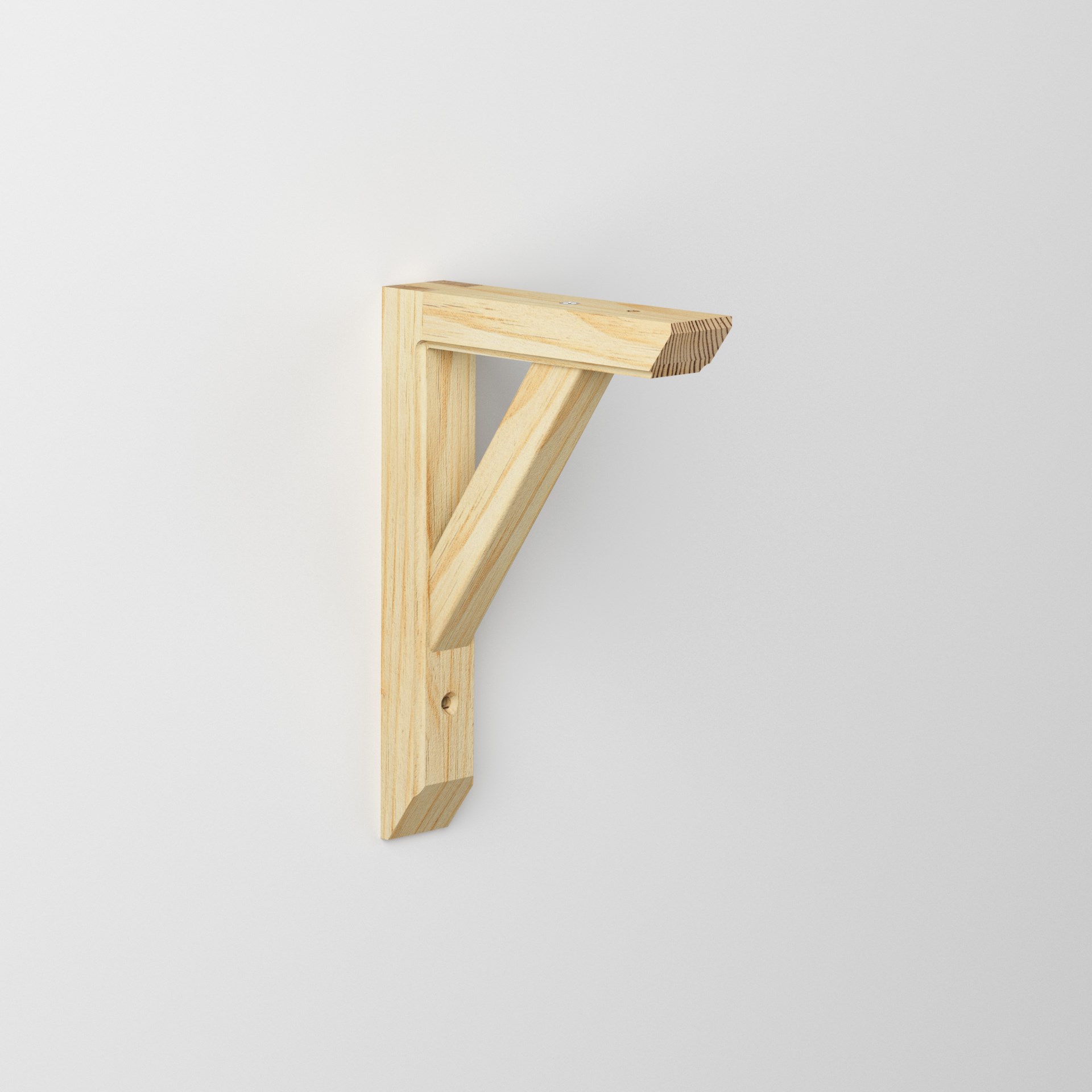 Konsol Carl Obehandlad, Furu, 140x200mm