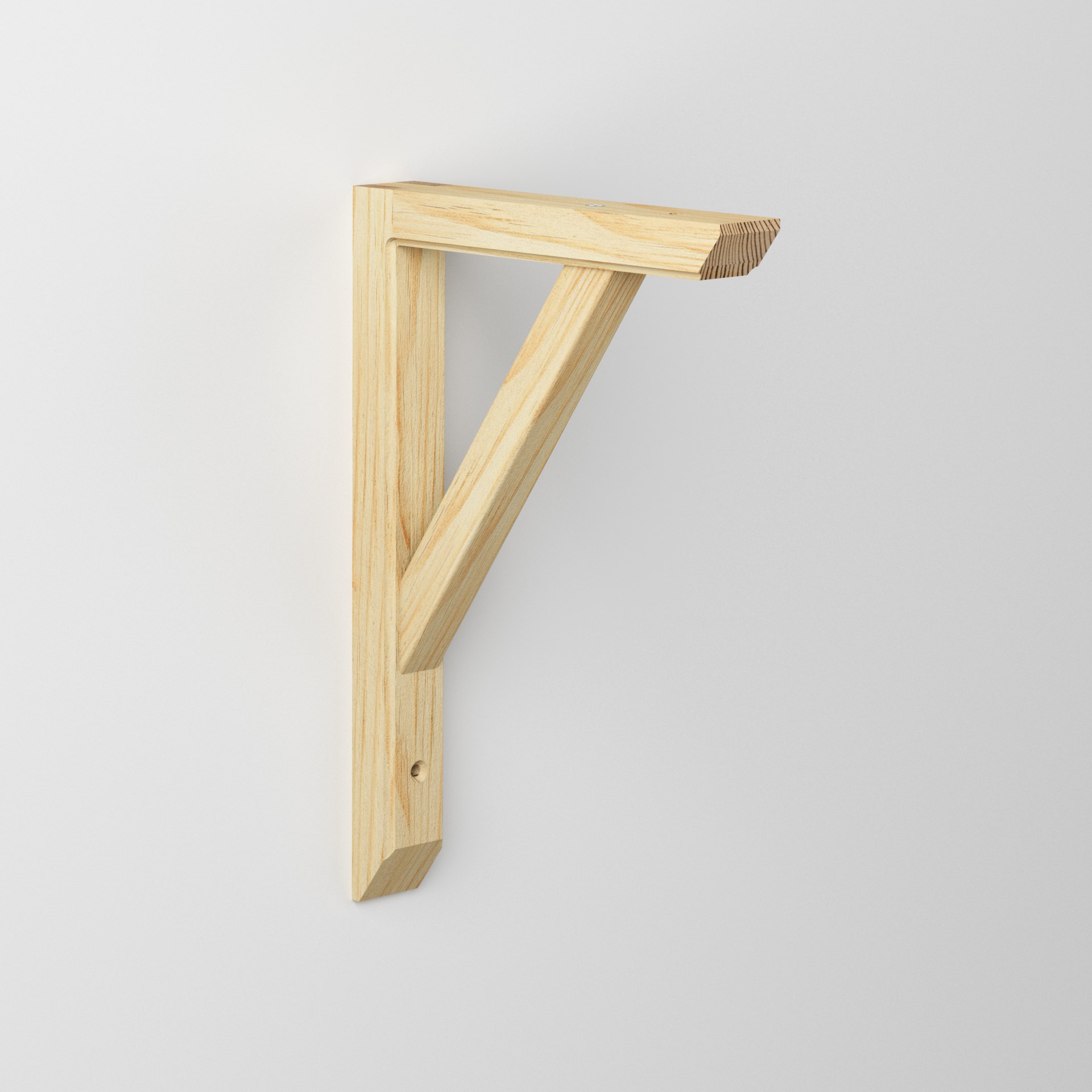 Konsol Carl Obehandlad, Furu, 180x265mm