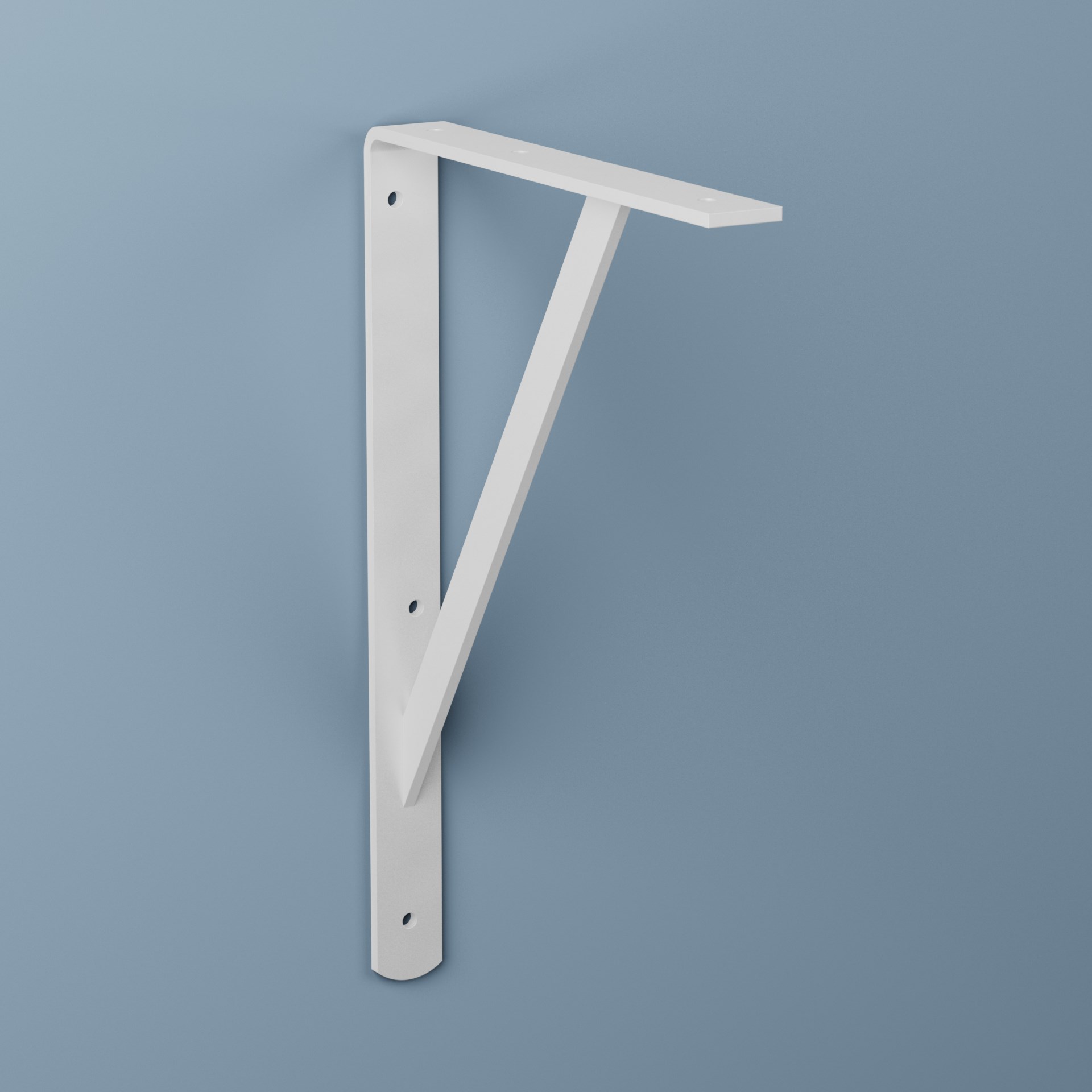 Konsol Carl Vit Metall, 250x350mm