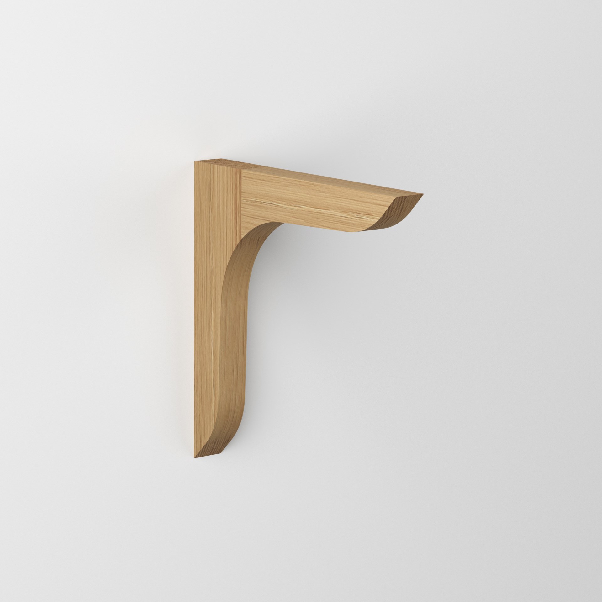 Konsol Erik Obehandlad, Ek, 180x180mm