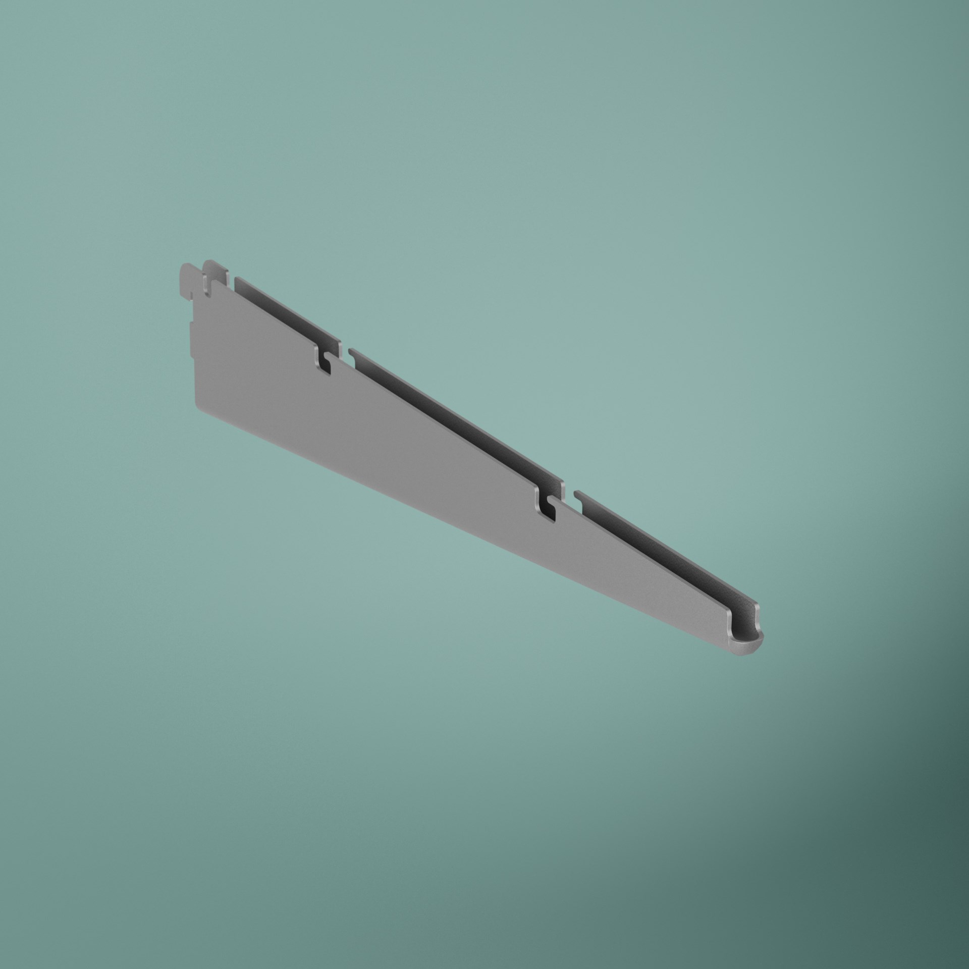 Konsol För Trådhylla Silver, 405x67mm