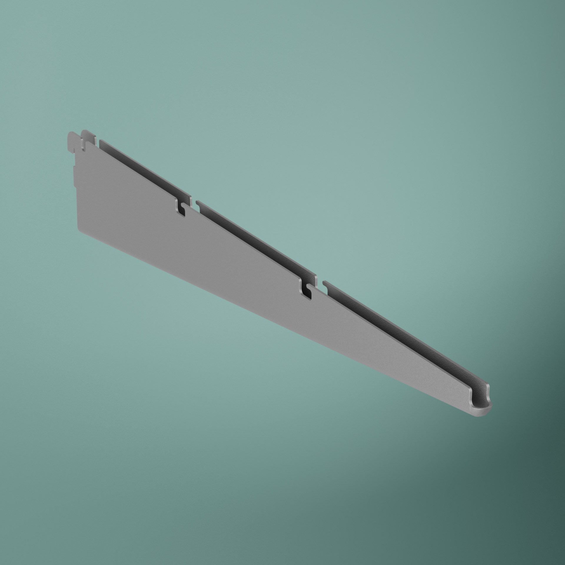 Konsol För Trådhylla Silver, 494x78mm