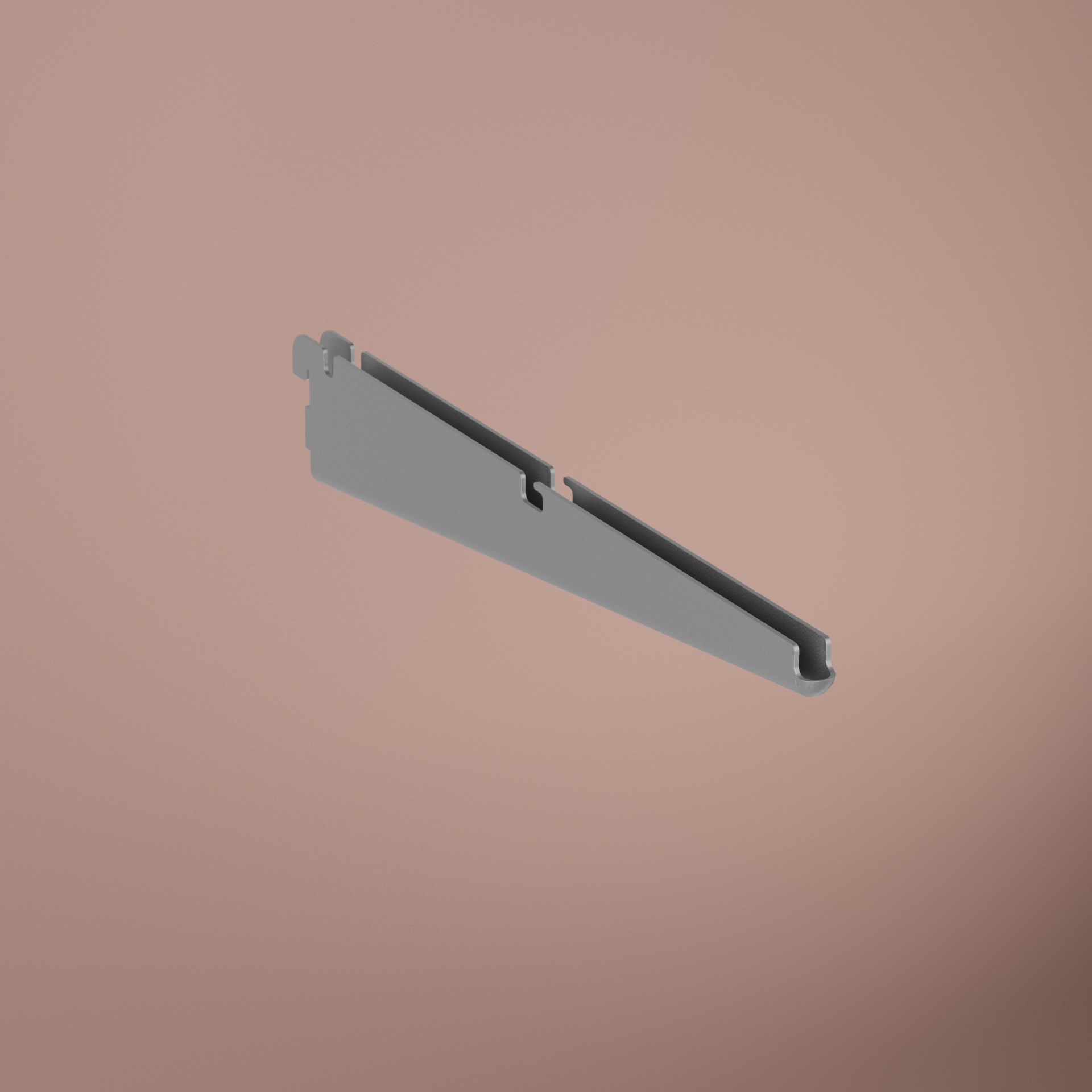 Konsol För Trådhylla Silver, 305x55mm