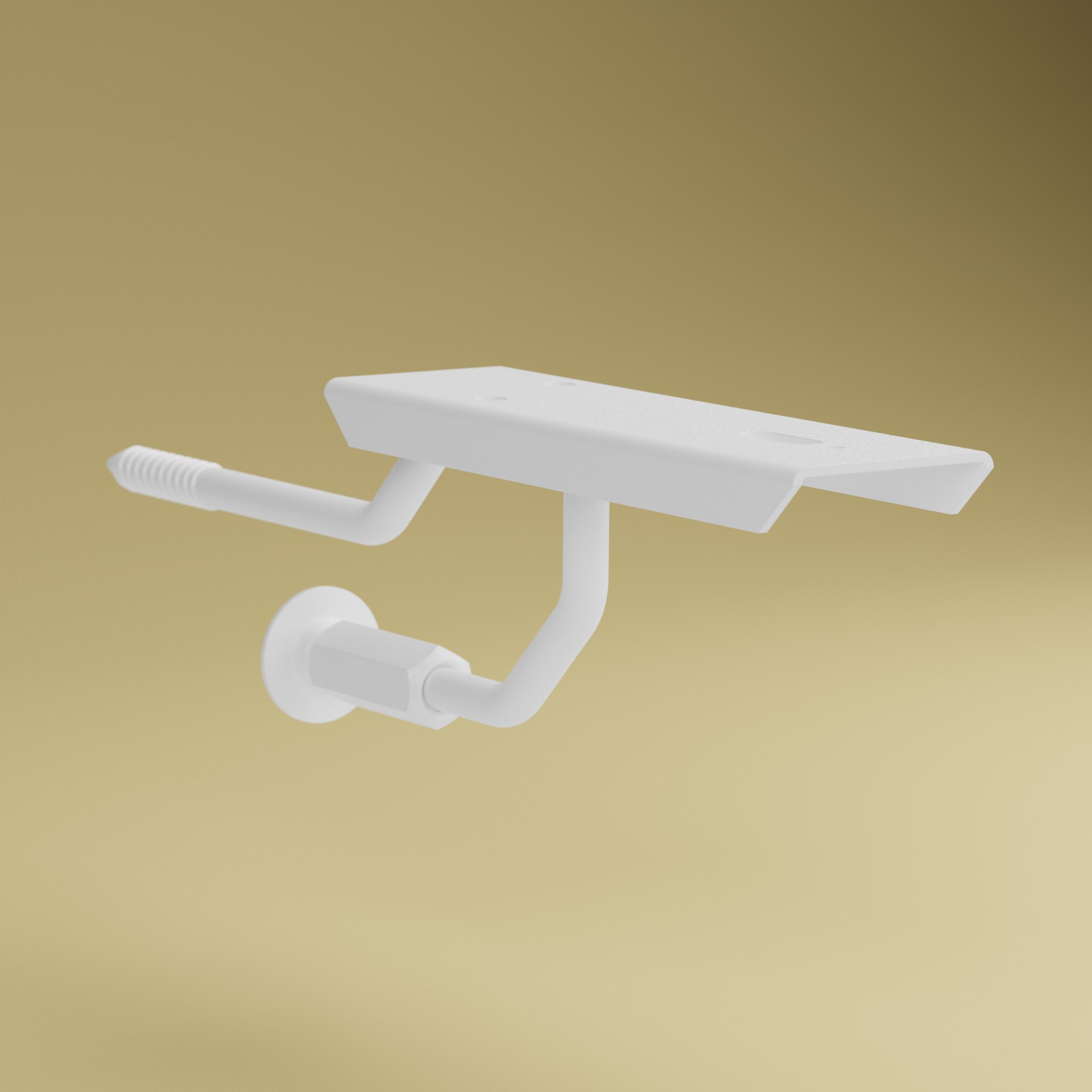 Konsol Stellan Vit, 30x60mm