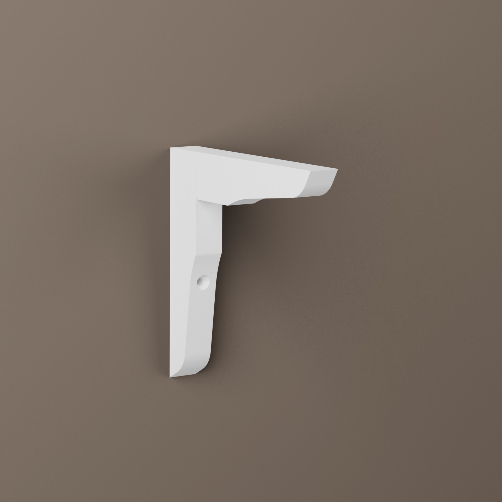 Konsol Tomas Vit, Furu, 150x150mm