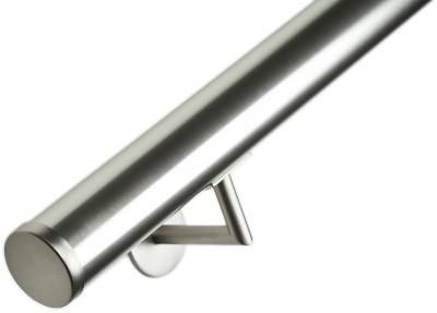 Ledstång Borstad Aluminium, 2700mm, Silver