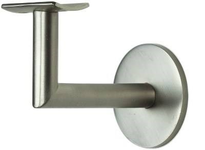 Ledstångskrok 740 Borstad Zink, Silver