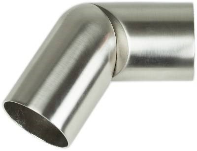 Skarv- och Vinkeldel Ledstång Zink, Silver