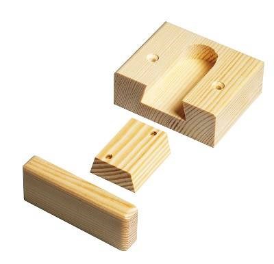 Tak Och Golvkloss Furu, Vit