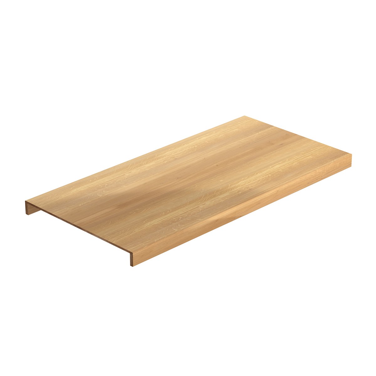 Dubbelsteg Premium Trapp Lackad Ek, 1200x8mm
