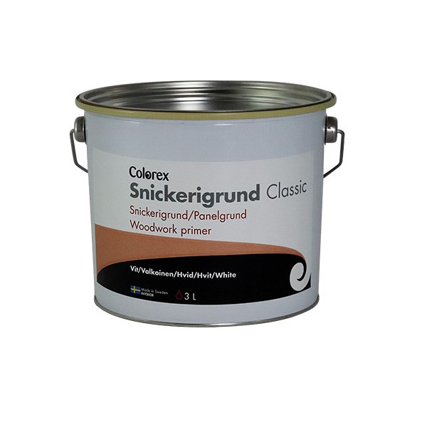 Grundfärg Classic Snickerigrund Vit, 3L