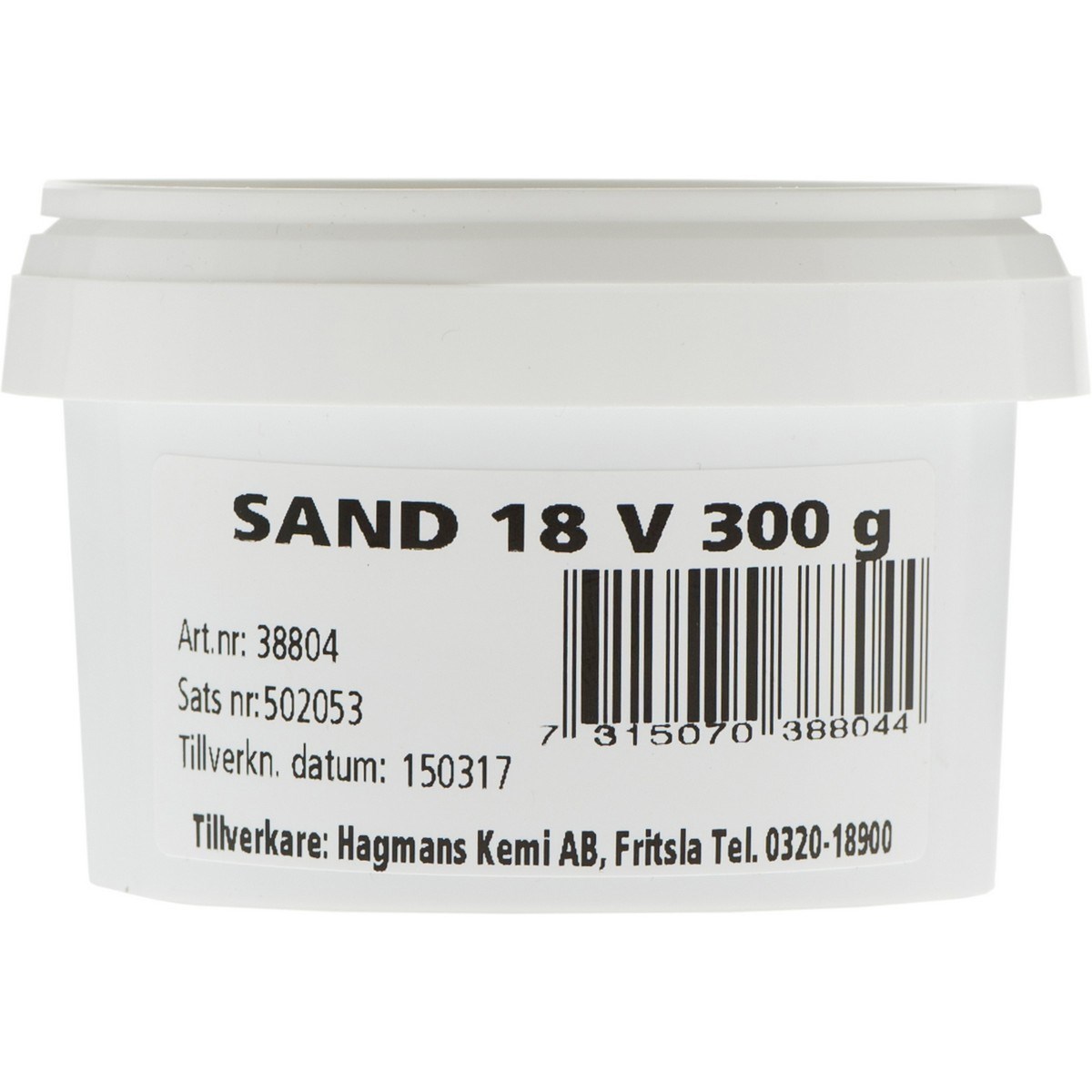 Halkskydd Sand 18 V Burk 300g