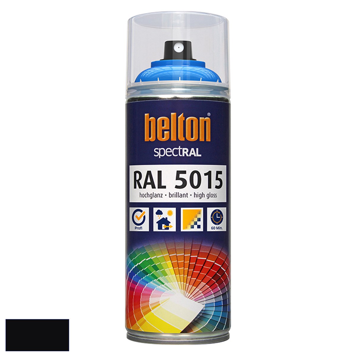 Sprayfärg Jet Black Svart, Ral 9005, Blank, 400ml