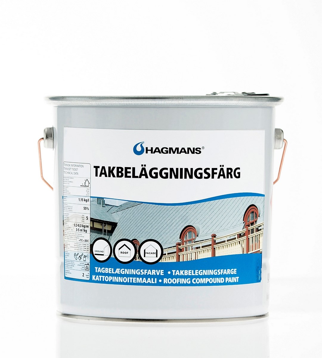 Takbeläggningsfärg Spec. Kulör