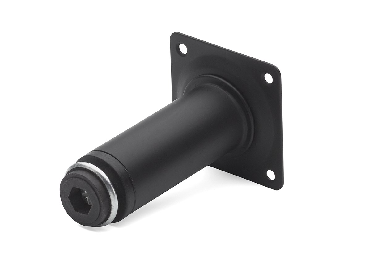 Bordsben 511 Stål, Svart, 30x150mm