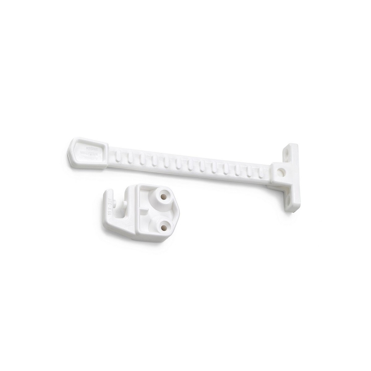 Vädringsbeslag 1224-2 Plast, Vit