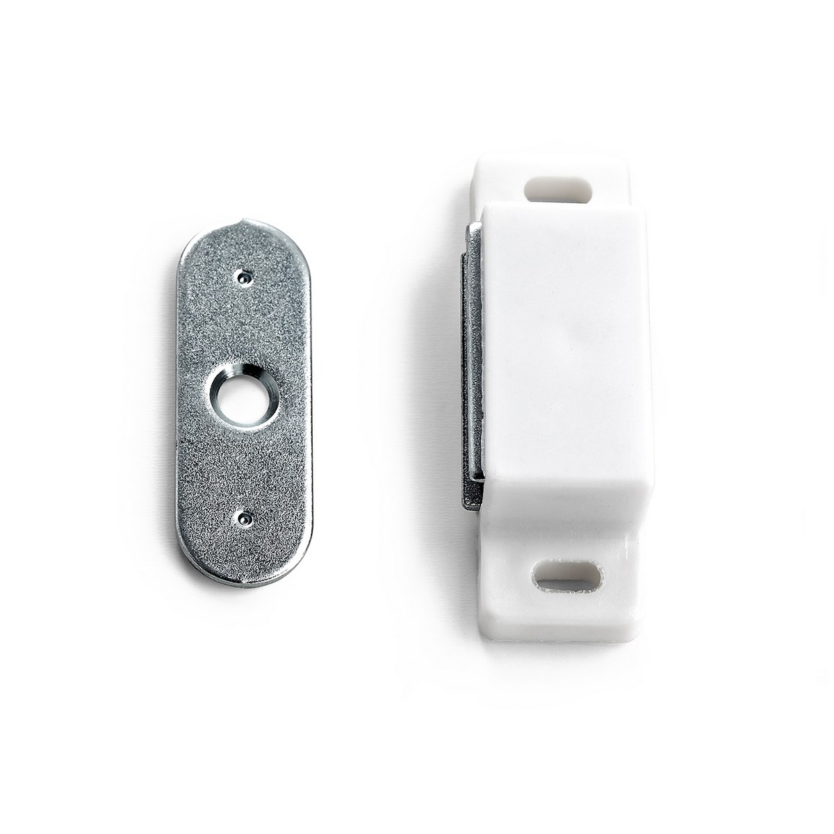 Magnetlås 2030 Plast, Vit, 2st