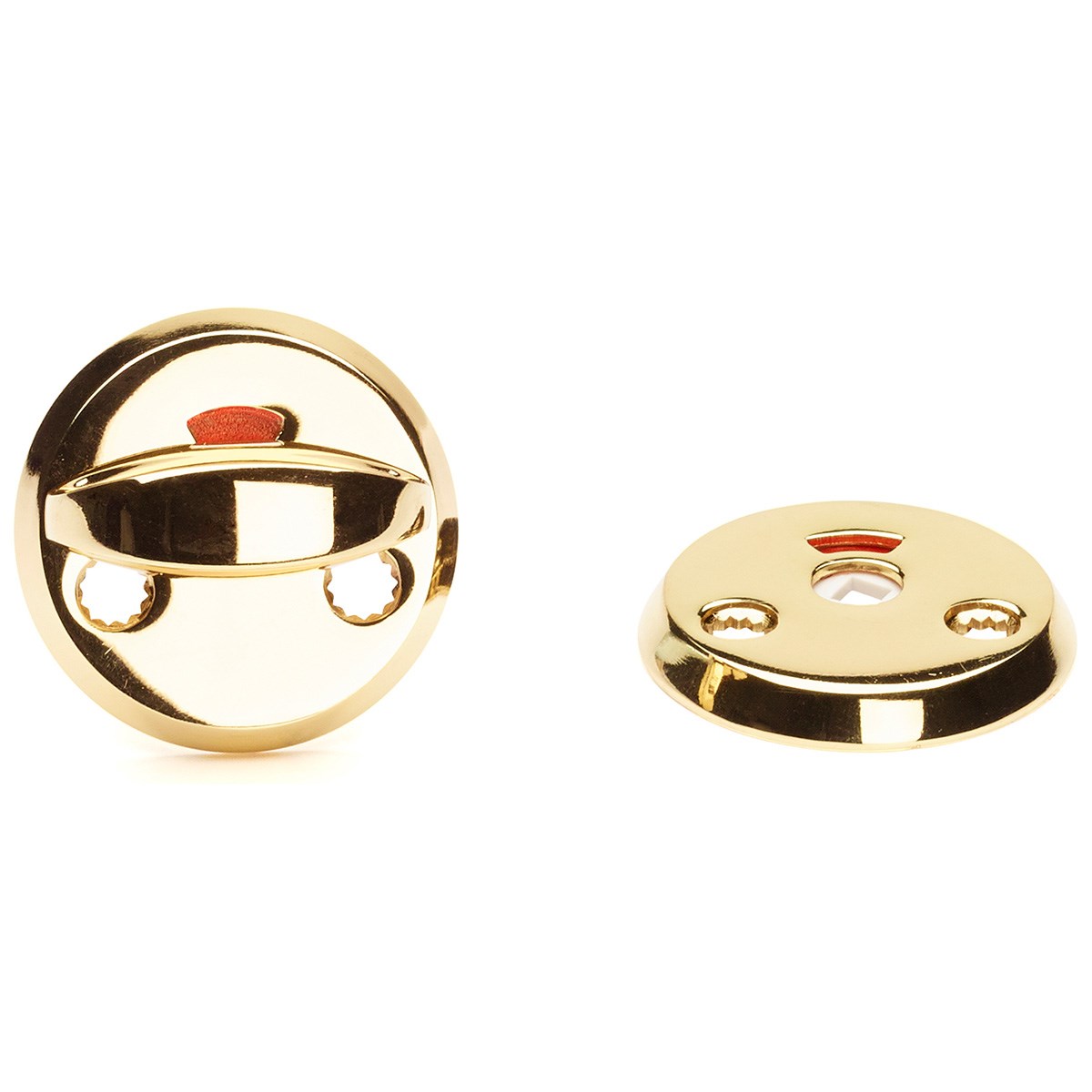 Toalettlås A262 Torino Polerad Mässing