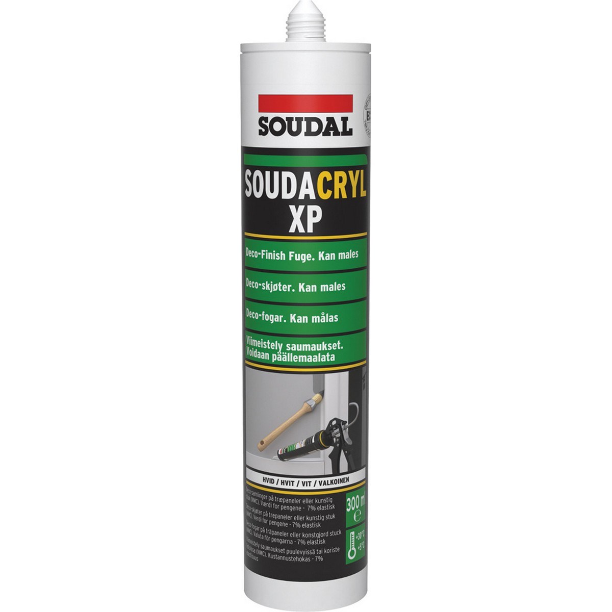 Akrylfog Soudacryl XP Vit, 300ml