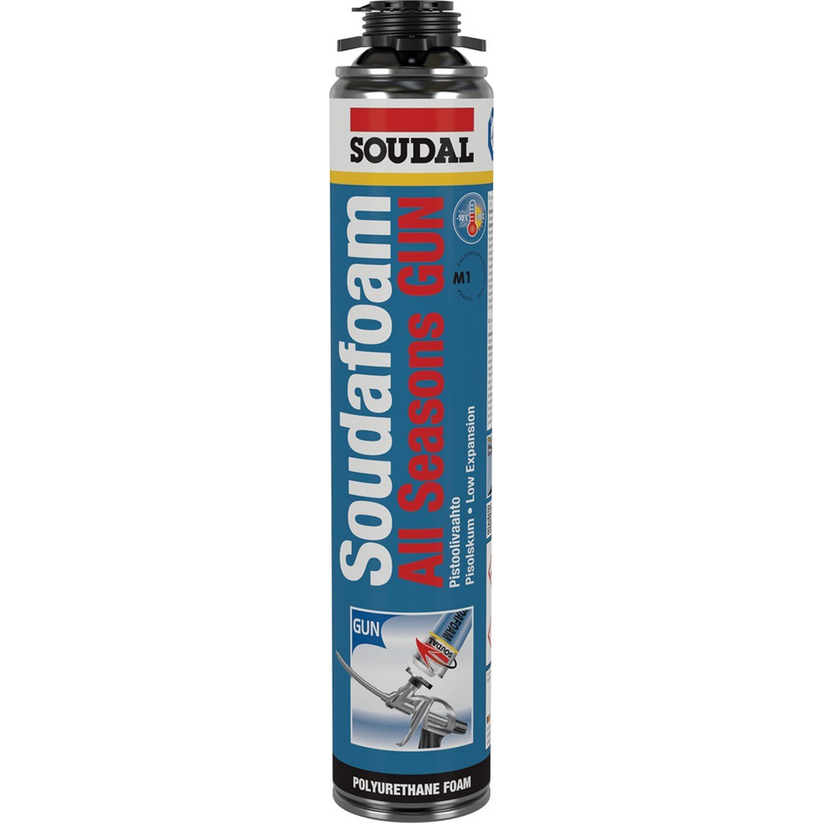 Polyuretanskum Soudafoam All Season Gun Champagne, 750ml