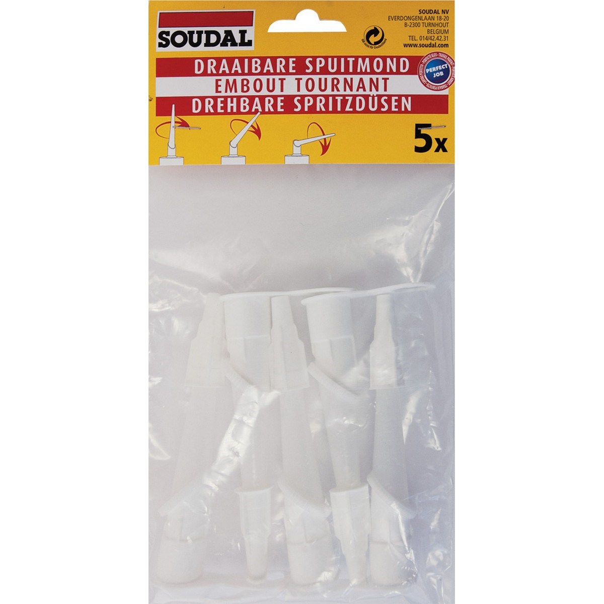 Patronmunstycke Vinkelbart Pack St