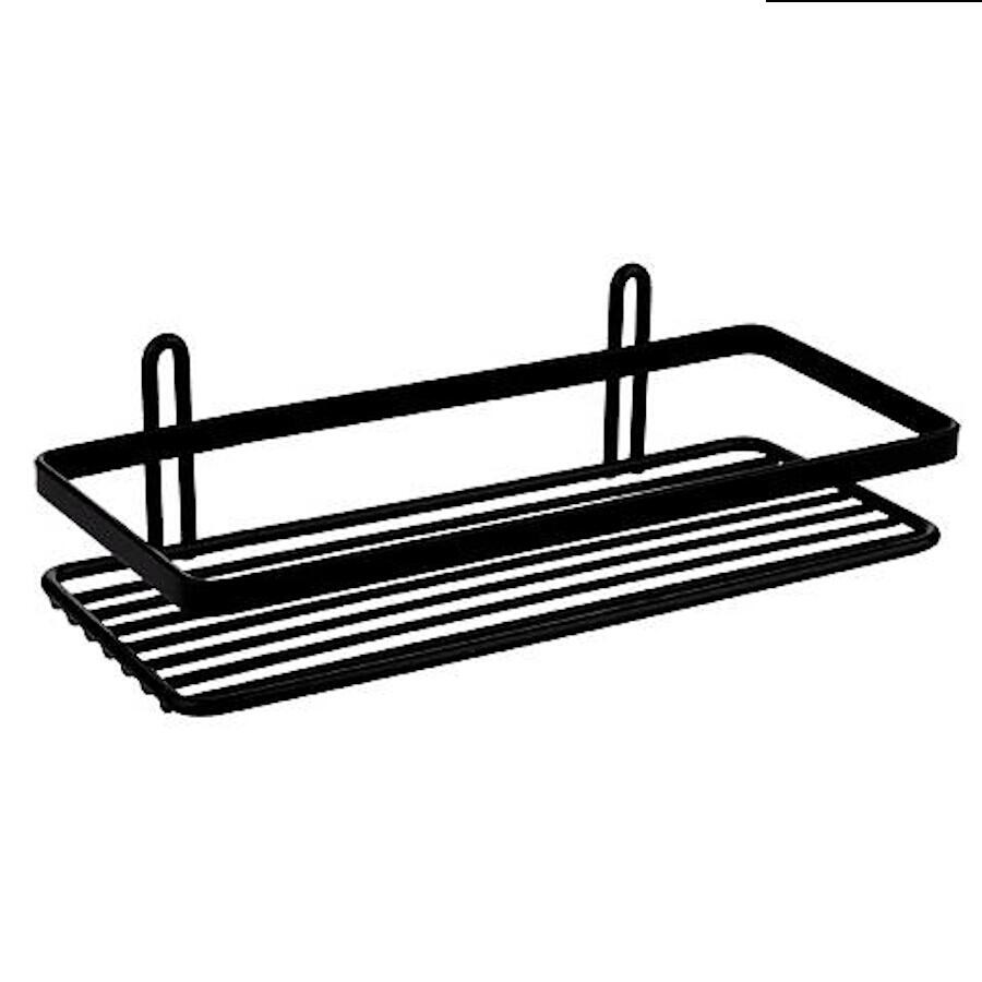 Duschhylla Satin 1-plan Rak Svart