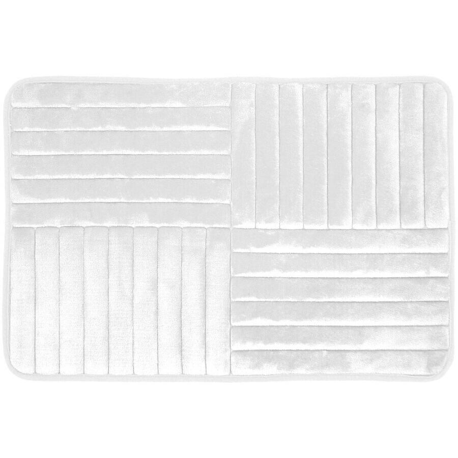 Badrumsmatta Toulon Vit, 50x80cm