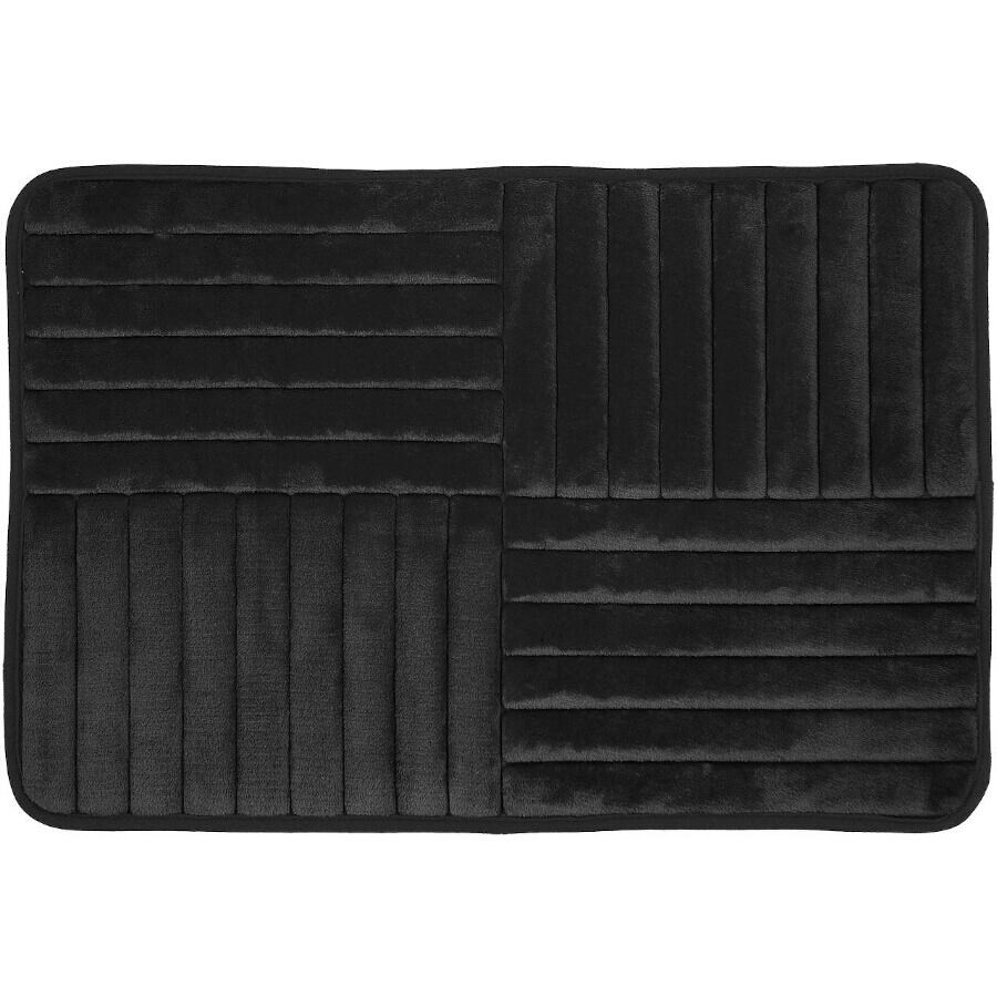 Badrumsmatta Toulon Svart, 50x80cm