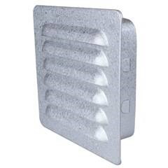 Ventilationsgaller Med Stos Stål, 125x125mm