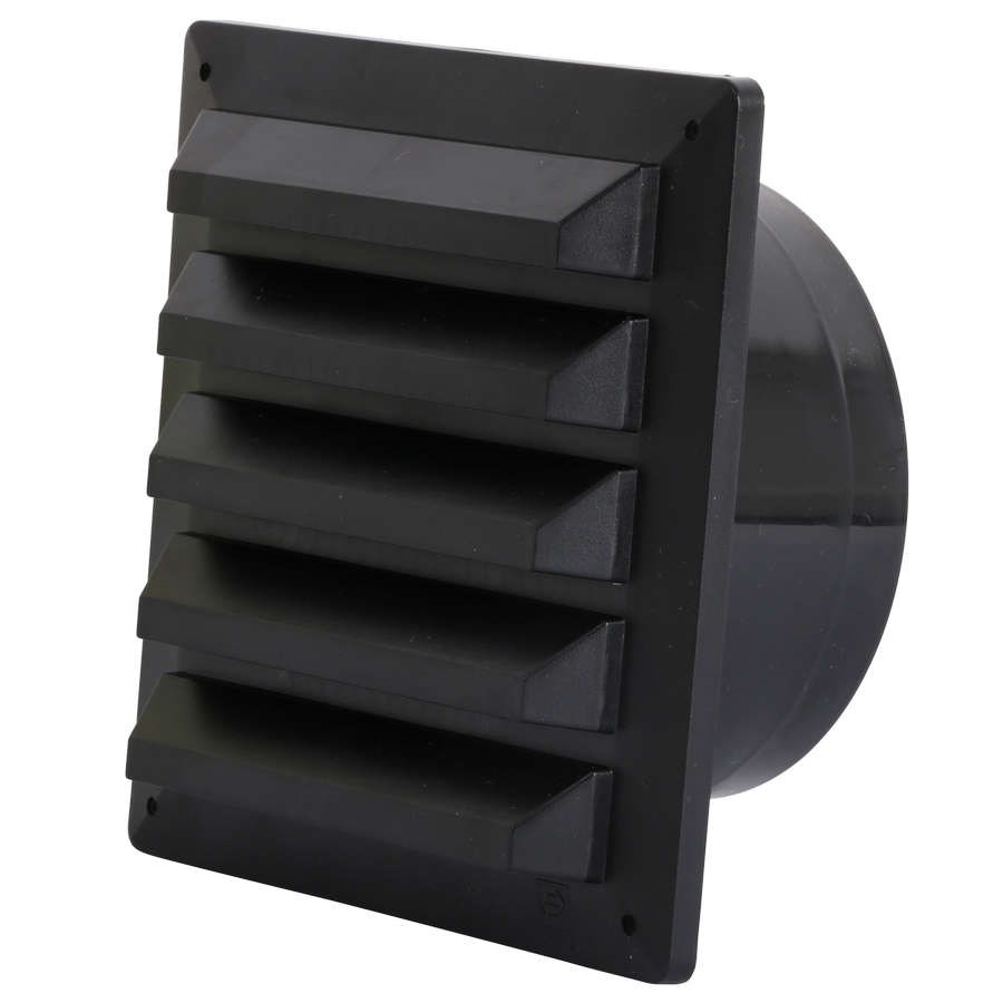 Ventilationsgaller 100kv2 Svart