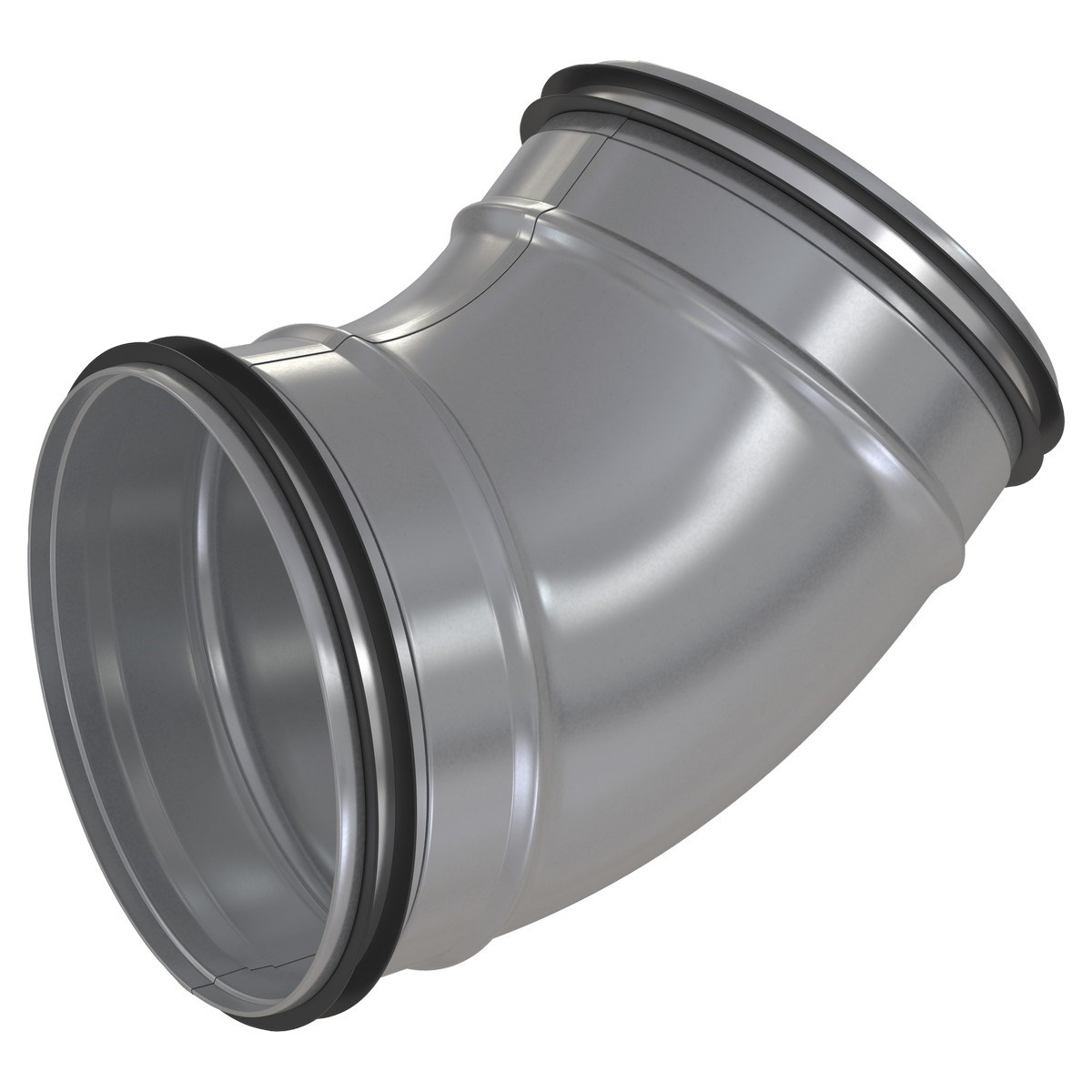 Rörvinkel 45 Grader Med Packning 160mm