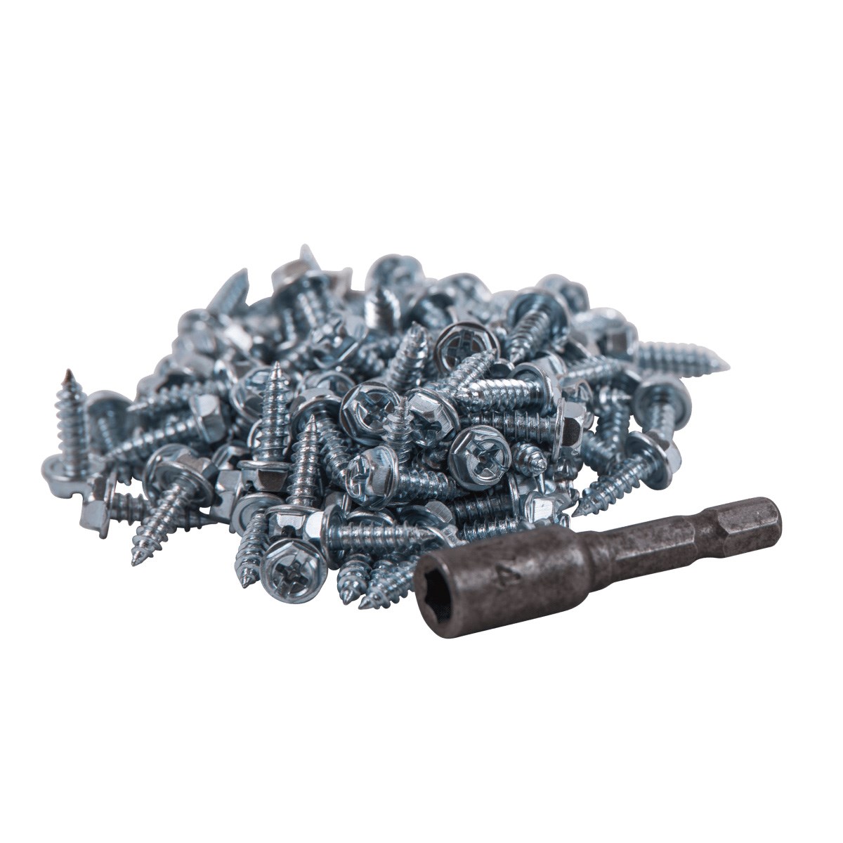 Skruv Självborrande med Bits 100st