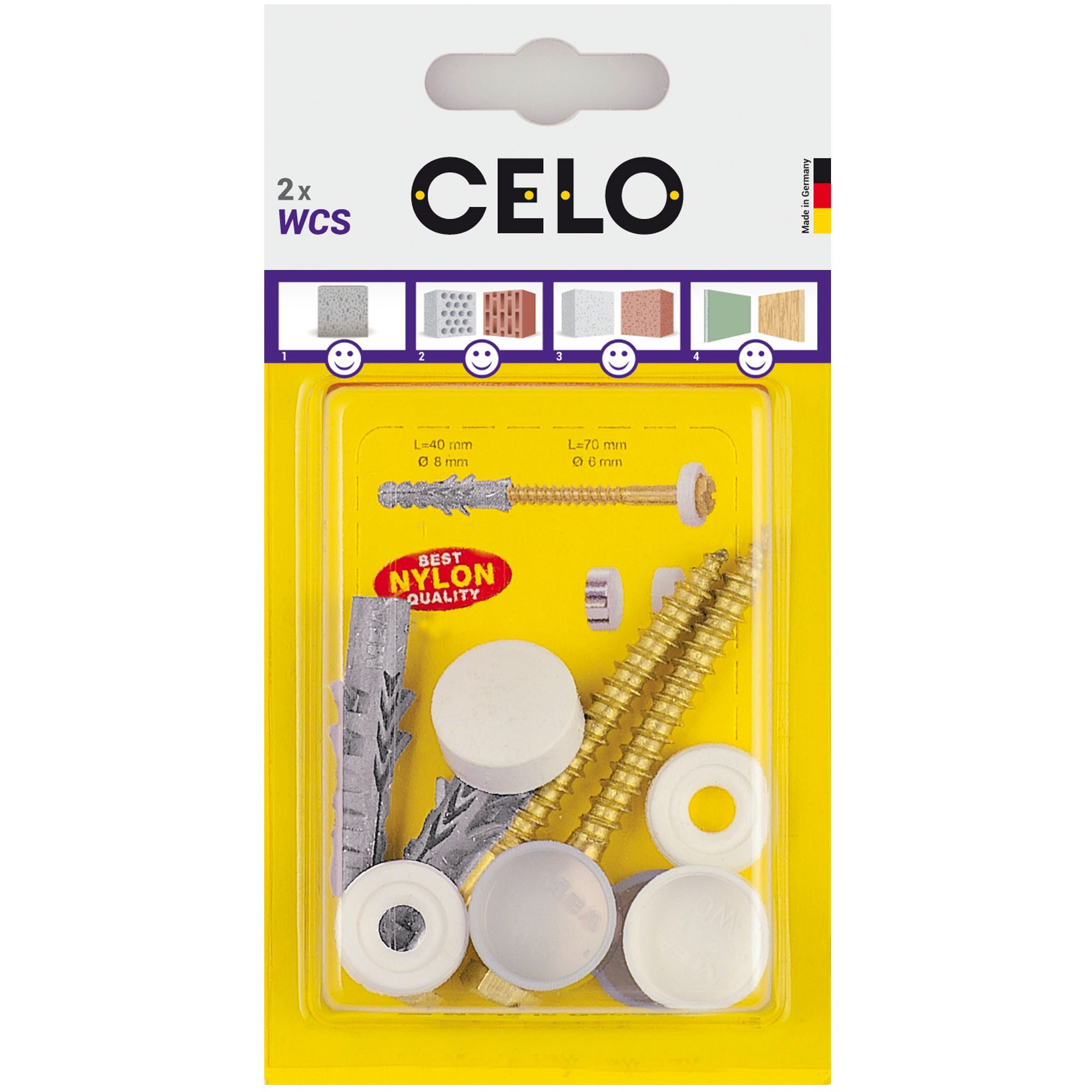 Monteringssats för Stående Toalett