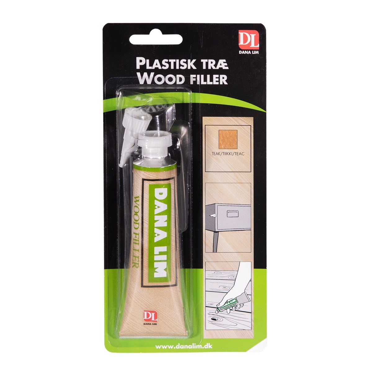 Plastiskt Trä 638 Teak, 75ml