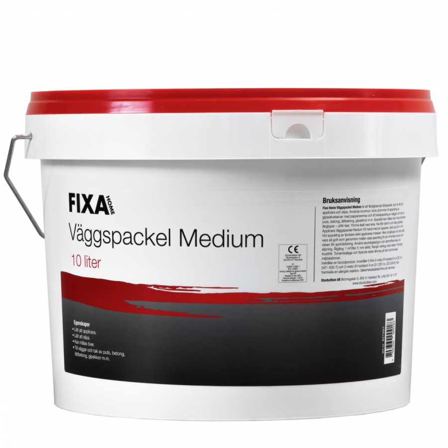 Väggspackel Medium Ljusgrå, 10L