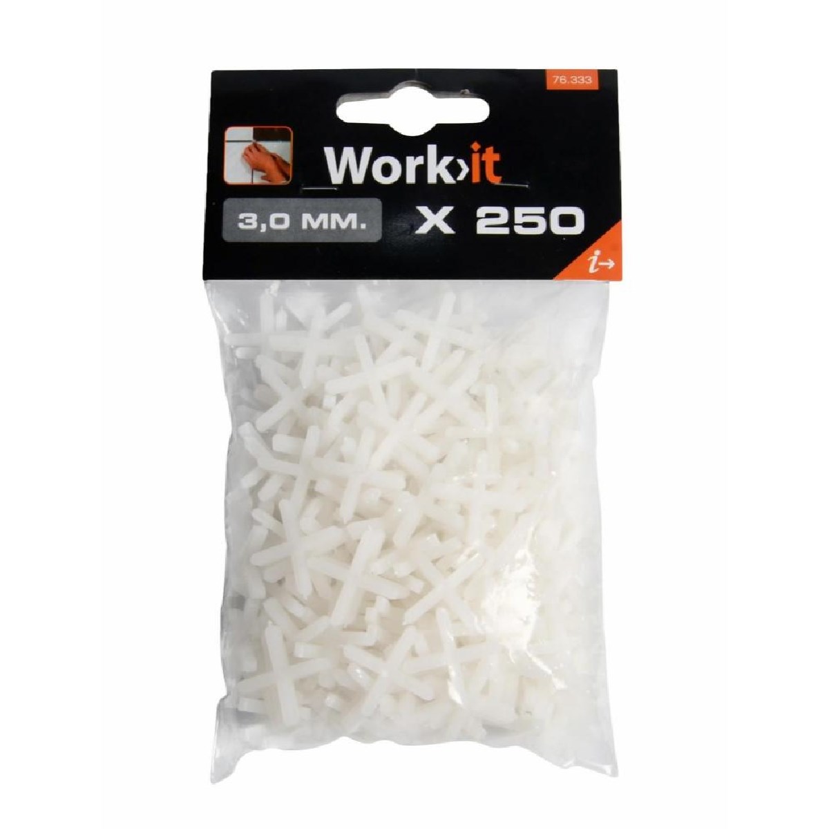 Kakelkryss 3mm, 250st