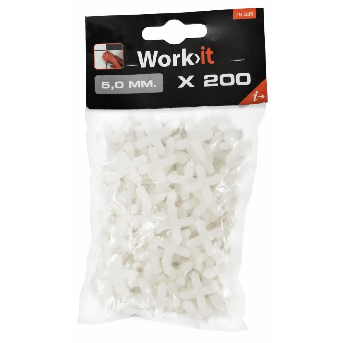 Kakelkryss 5mm, 200st