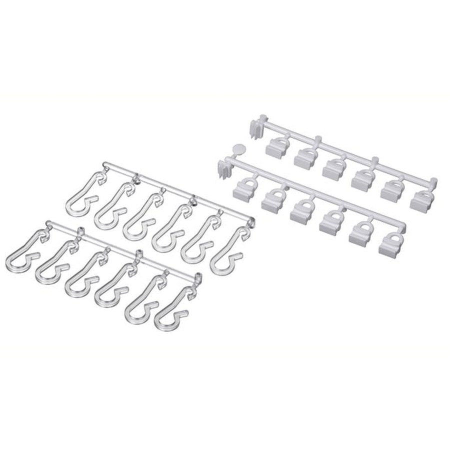 Krok Stabil Till Duschdraperi Vit, Klar