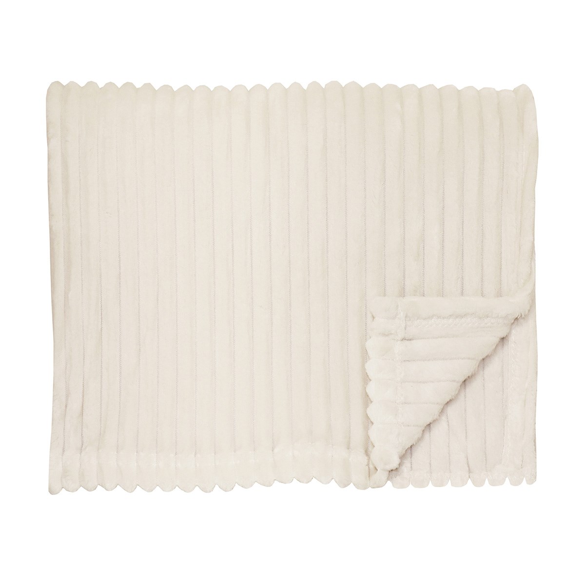 Pläd Baloo Vit, 170x130cm