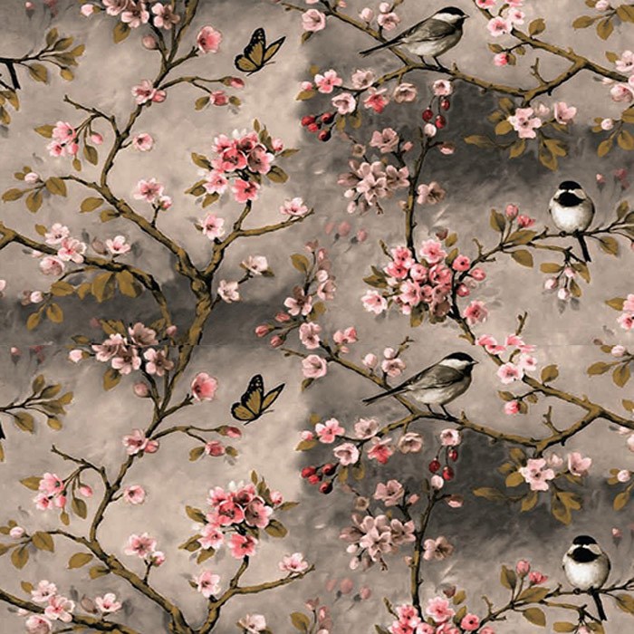 Vaxduk Äppelblom Beige, 140cm